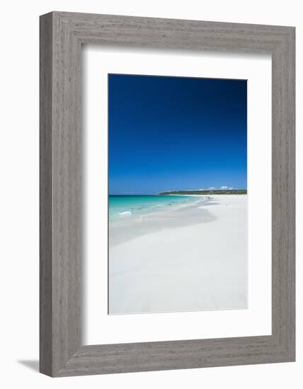 White Sand Beach and Turquoise Waters-Michael-Framed Photographic Print