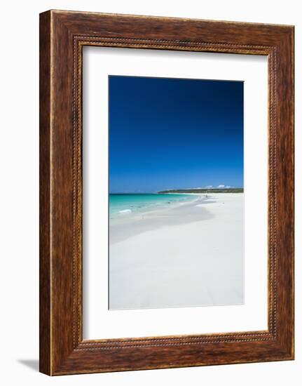 White Sand Beach and Turquoise Waters-Michael-Framed Photographic Print