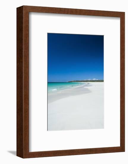 White Sand Beach and Turquoise Waters-Michael-Framed Photographic Print