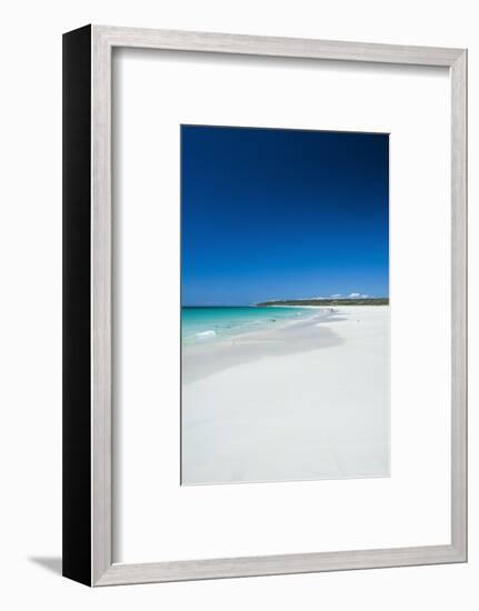 White Sand Beach and Turquoise Waters-Michael-Framed Photographic Print