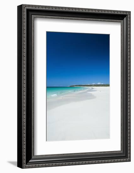 White Sand Beach and Turquoise Waters-Michael-Framed Photographic Print