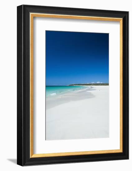 White Sand Beach and Turquoise Waters-Michael-Framed Photographic Print