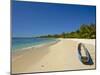 White Sand Beach at the Ile Aux Nates (Nosy Nata), Near Ile Sainte Marie, Madagascar, Indian Ocean-null-Mounted Photographic Print