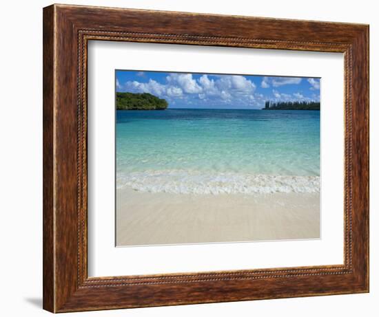 White Sand Beach, Bay de Kanumera, Ile Des Pins, New Caledonia, Melanesia, South Pacific, Pacific-Michael Runkel-Framed Photographic Print