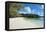 White Sand Beach, Bay De Kanumera, Ile Des Pins, New Caledonia, Melanesia, South Pacific-Michael Runkel-Framed Premier Image Canvas