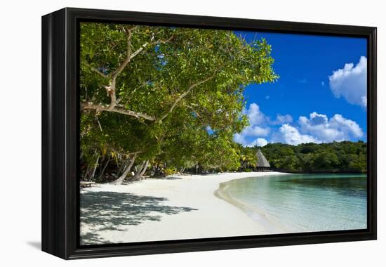 White Sand Beach, Bay De Kanumera, Ile Des Pins, New Caledonia, South Pacific-Michael Runkel-Framed Premier Image Canvas