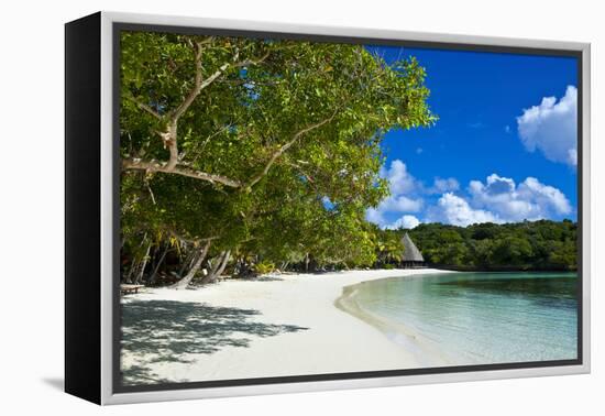 White Sand Beach, Bay De Kanumera, Ile Des Pins, New Caledonia, South Pacific-Michael Runkel-Framed Premier Image Canvas