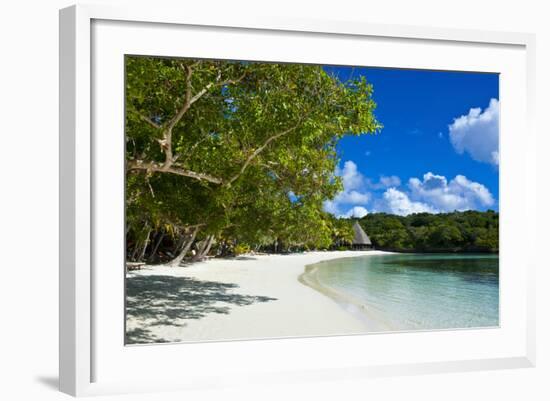 White Sand Beach, Bay De Kanumera, Ile Des Pins, New Caledonia, South Pacific-Michael Runkel-Framed Photographic Print