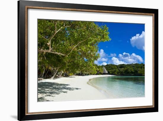 White Sand Beach, Bay De Kanumera, Ile Des Pins, New Caledonia, South Pacific-Michael Runkel-Framed Photographic Print