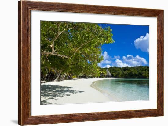 White Sand Beach, Bay De Kanumera, Ile Des Pins, New Caledonia, South Pacific-Michael Runkel-Framed Photographic Print