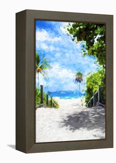 White Sand Beach II - In the Style of Oil Painting-Philippe Hugonnard-Framed Premier Image Canvas