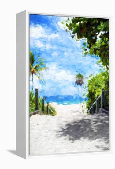White Sand Beach II - In the Style of Oil Painting-Philippe Hugonnard-Framed Premier Image Canvas