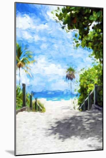 White Sand Beach II - In the Style of Oil Painting-Philippe Hugonnard-Mounted Giclee Print