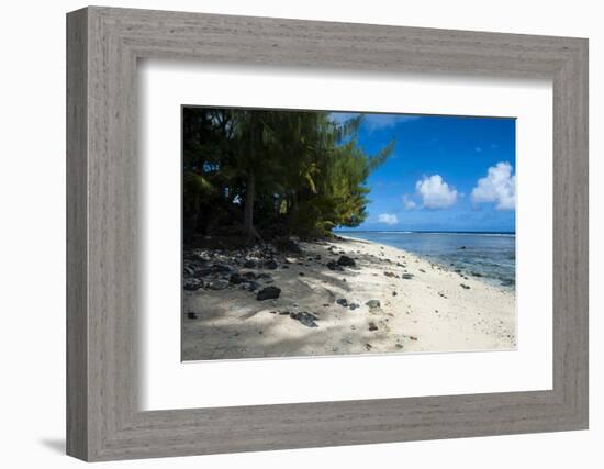 White Sand Beach in Tau Island, Manu'A, American Samoa, South Pacific-Michael Runkel-Framed Photographic Print