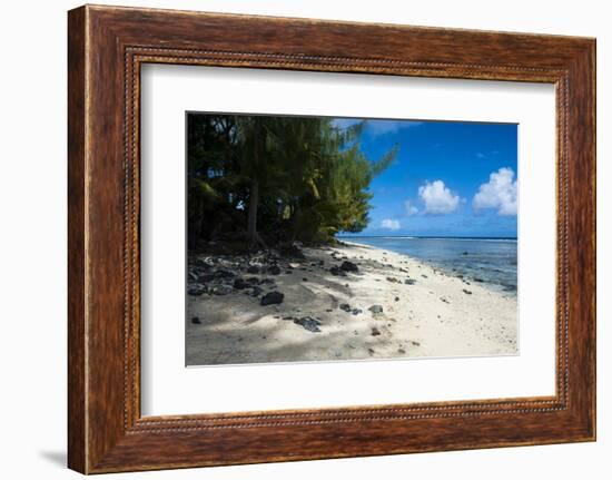 White Sand Beach in Tau Island, Manu'A, American Samoa, South Pacific-Michael Runkel-Framed Photographic Print