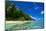 White Sand Beach in Turquoise Water in the Ant Atoll, Pohnpei, Micronesia-Michael Runkel-Mounted Photographic Print