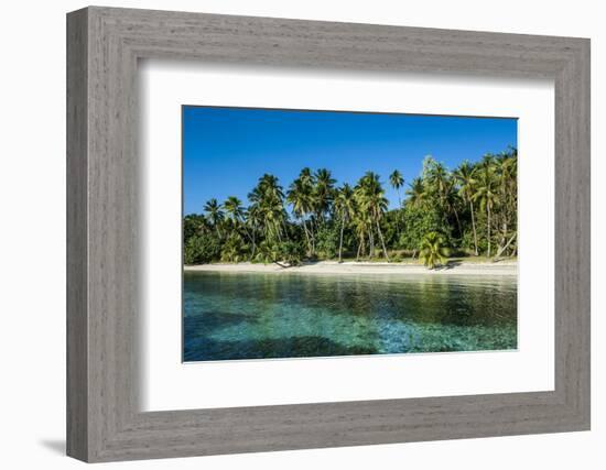 White Sand Beach, Nanuya Lailai Island, Blue Lagoon, Yasawa, Fiji, South Pacific-Michael Runkel-Framed Photographic Print