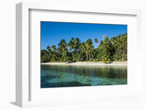 White Sand Beach, Nanuya Lailai Island, Blue Lagoon, Yasawa, Fiji, South Pacific-Michael Runkel-Framed Photographic Print