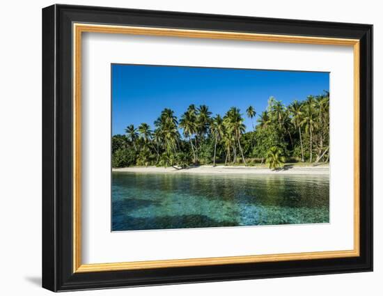 White Sand Beach, Nanuya Lailai Island, Blue Lagoon, Yasawa, Fiji, South Pacific-Michael Runkel-Framed Photographic Print