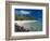White Sand Beach of the Five Star Hotel Le Paradis, With Le Morne Brabant in Background, Mauritius-null-Framed Photographic Print