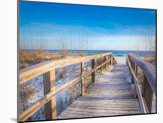 White Sand Beach Pensacola Boardwalk-Joshua Whitcomb-Mounted Photographic Print