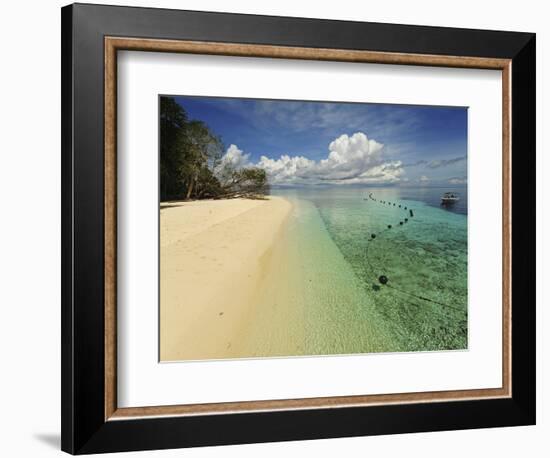 White Sand Beach, Semporna Archipelago, Sipadan, Malaysia-Anthony Asael-Framed Photographic Print