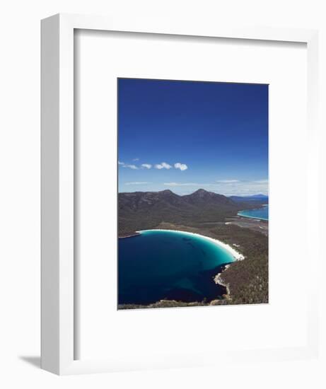 White Sand Beach, Wineglass Bay, Coles Bay, Freycinet National Park,Tasmania, Australia-Kober Christian-Framed Photographic Print