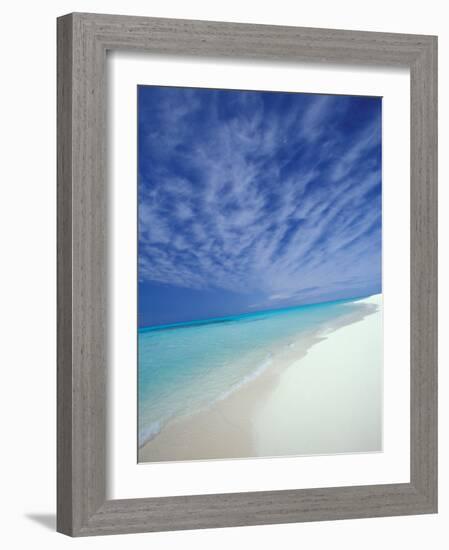 White Sands and Water of Sand Island, Midway Atoll National Wildlife Refuge, Hawaii, USA-Darrell Gulin-Framed Photographic Print