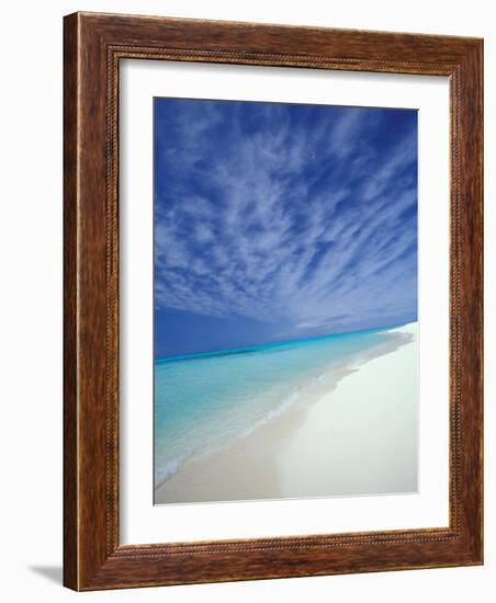 White Sands and Water of Sand Island, Midway Atoll National Wildlife Refuge, Hawaii, USA-Darrell Gulin-Framed Photographic Print