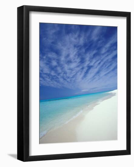 White Sands and Water of Sand Island, Midway Atoll National Wildlife Refuge, Hawaii, USA-Darrell Gulin-Framed Photographic Print