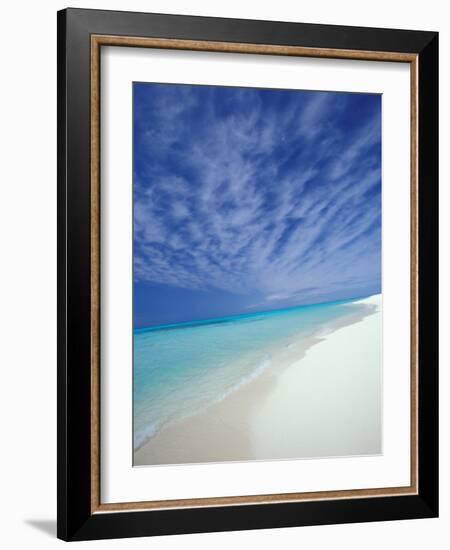 White Sands and Water of Sand Island, Midway Atoll National Wildlife Refuge, Hawaii, USA-Darrell Gulin-Framed Photographic Print