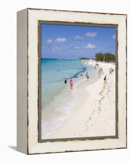 White Sands Beach, Grand Turk Island, Turks and Caicos Islands, West Indies, Caribbean-Richard Cummins-Framed Premier Image Canvas