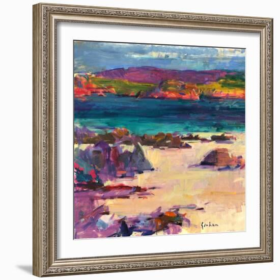 White Sands, Iona, 2011-Peter Graham-Framed Giclee Print