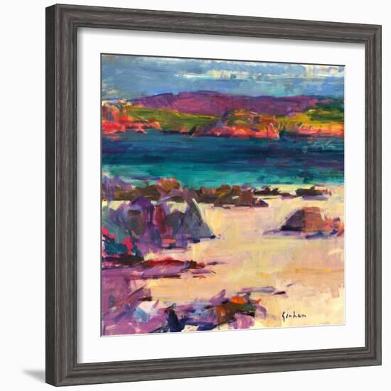 White Sands, Iona, 2011-Peter Graham-Framed Giclee Print