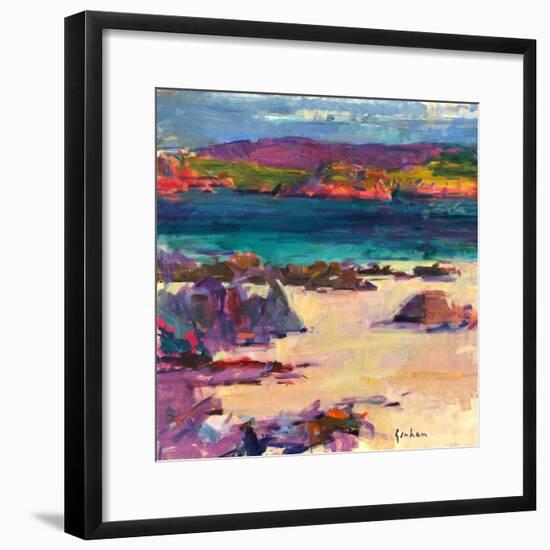 White Sands, Iona, 2011-Peter Graham-Framed Giclee Print