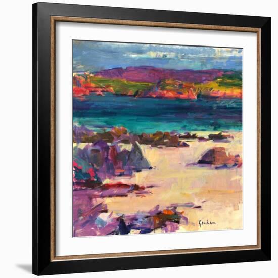 White Sands, Iona, 2011-Peter Graham-Framed Giclee Print