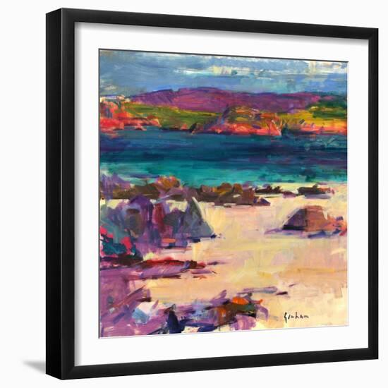 White Sands, Iona, 2011-Peter Graham-Framed Giclee Print