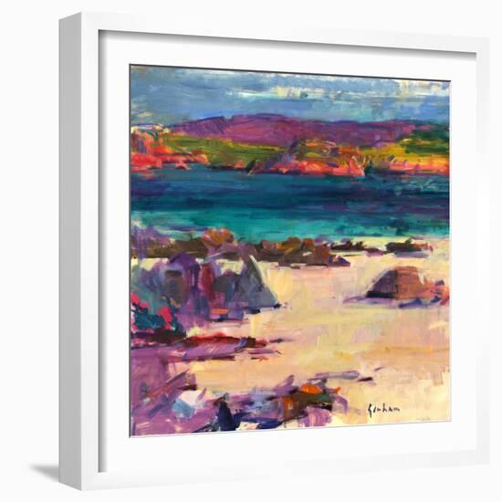 White Sands, Iona, 2011-Peter Graham-Framed Giclee Print