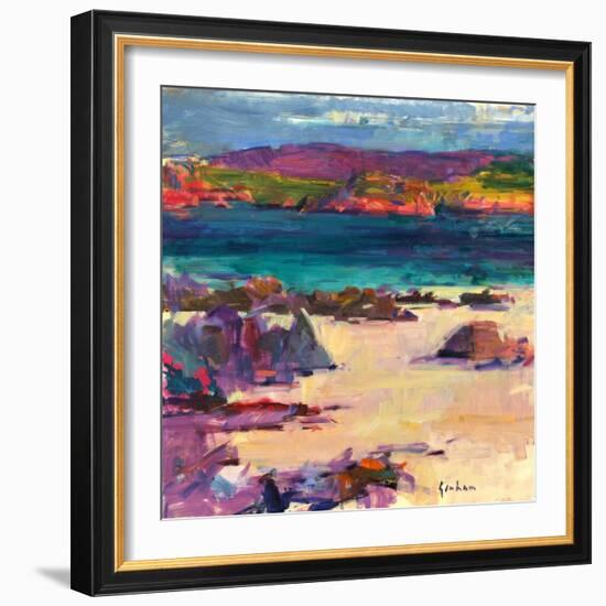 White Sands, Iona, 2011-Peter Graham-Framed Giclee Print