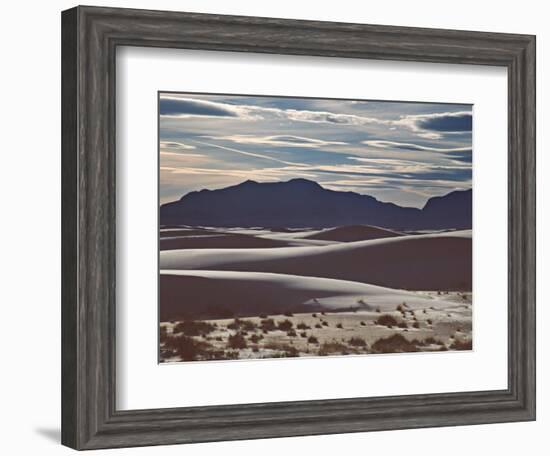 White Sands National Monument at Sunset, New Mexico, USA-Charles Sleicher-Framed Photographic Print