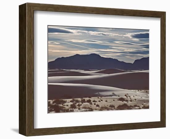 White Sands National Monument at Sunset, New Mexico, USA-Charles Sleicher-Framed Photographic Print