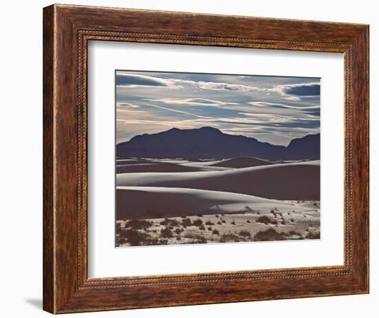 White Sands National Monument at Sunset, New Mexico, USA-Charles Sleicher-Framed Photographic Print