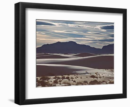 White Sands National Monument at Sunset, New Mexico, USA-Charles Sleicher-Framed Photographic Print