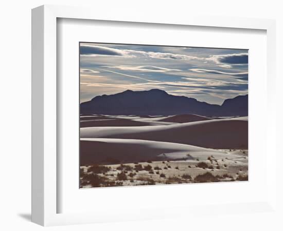 White Sands National Monument at Sunset, New Mexico, USA-Charles Sleicher-Framed Photographic Print