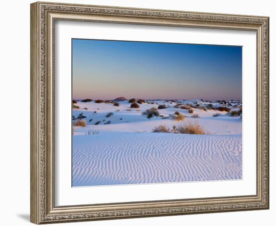 White Sands National Monument, New Mexico, United States of America, North America-Mark Chivers-Framed Photographic Print