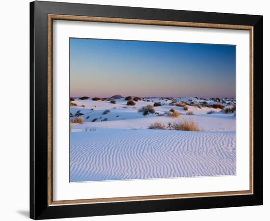 White Sands National Monument, New Mexico, United States of America, North America-Mark Chivers-Framed Photographic Print