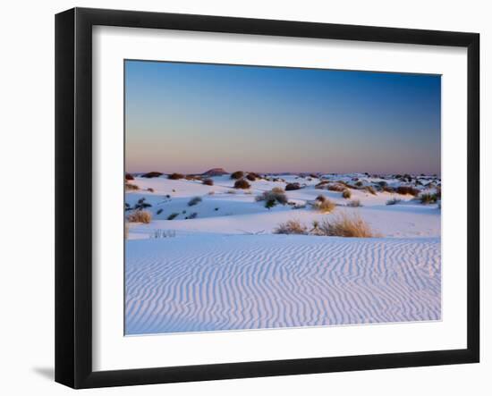 White Sands National Monument, New Mexico, United States of America, North America-Mark Chivers-Framed Photographic Print