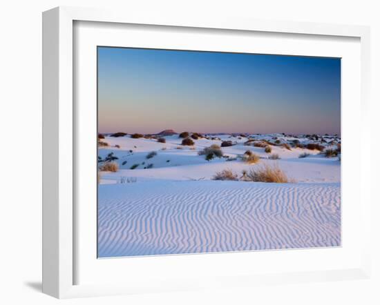 White Sands National Monument, New Mexico, United States of America, North America-Mark Chivers-Framed Photographic Print