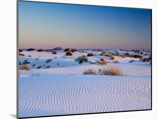 White Sands National Monument, New Mexico, United States of America, North America-Mark Chivers-Mounted Photographic Print