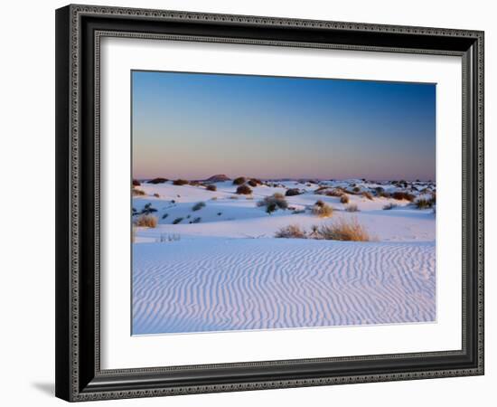 White Sands National Monument, New Mexico, United States of America, North America-Mark Chivers-Framed Photographic Print